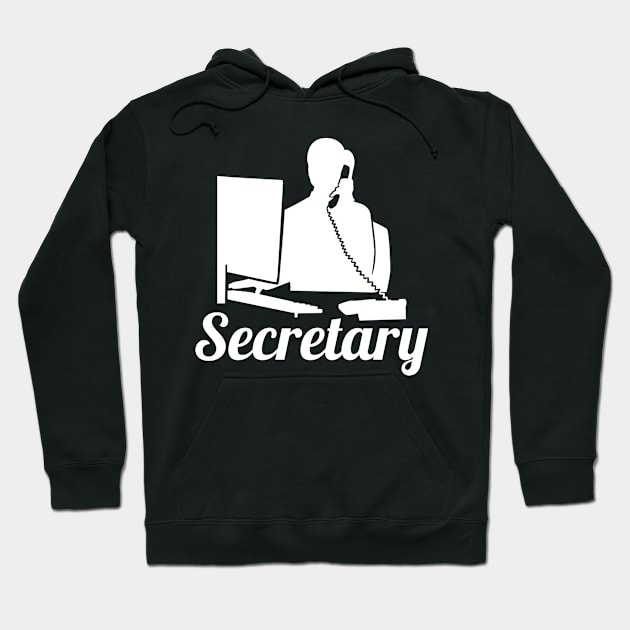 Secretary Hoodie by Designzz
